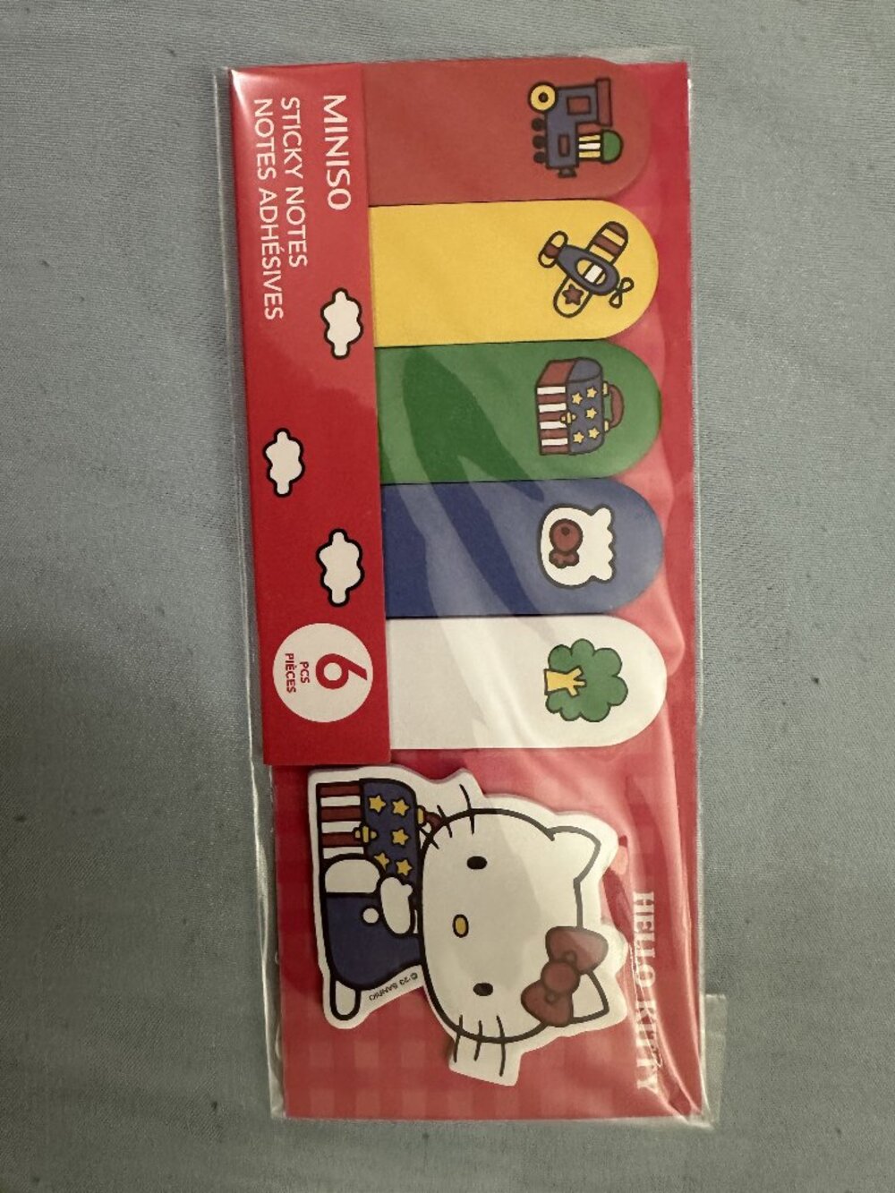 Miniso x Sanrio Hello Kitty Sticky Notes Index Tab Set